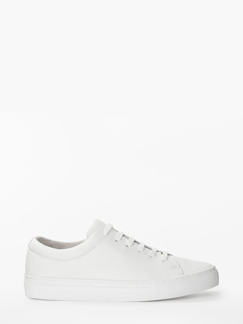 Skechers Squad SR Lace Up Trainers, White at John Lewis & Partners