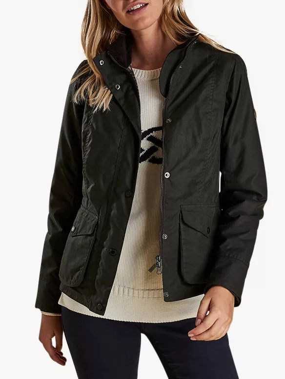 barbour newquay wax jacket