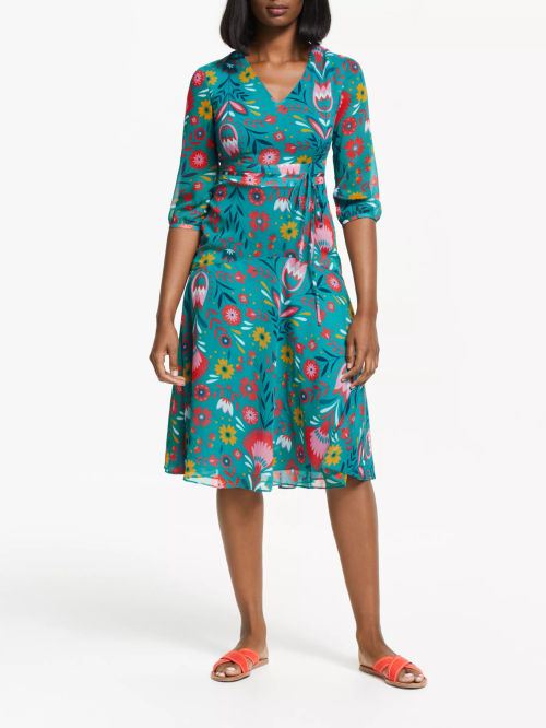 Boden Satin Midi Shirt Dress at John Lewis & Partners