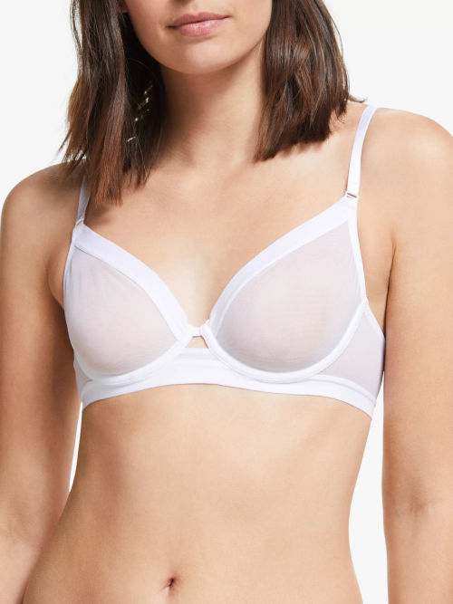 John Lewis Hope Strapless Push Up Bra, Black at John Lewis & Partners