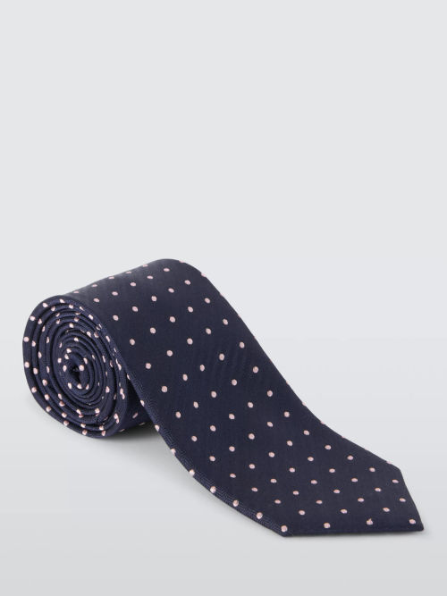 John Lewis Dot Silk Tie