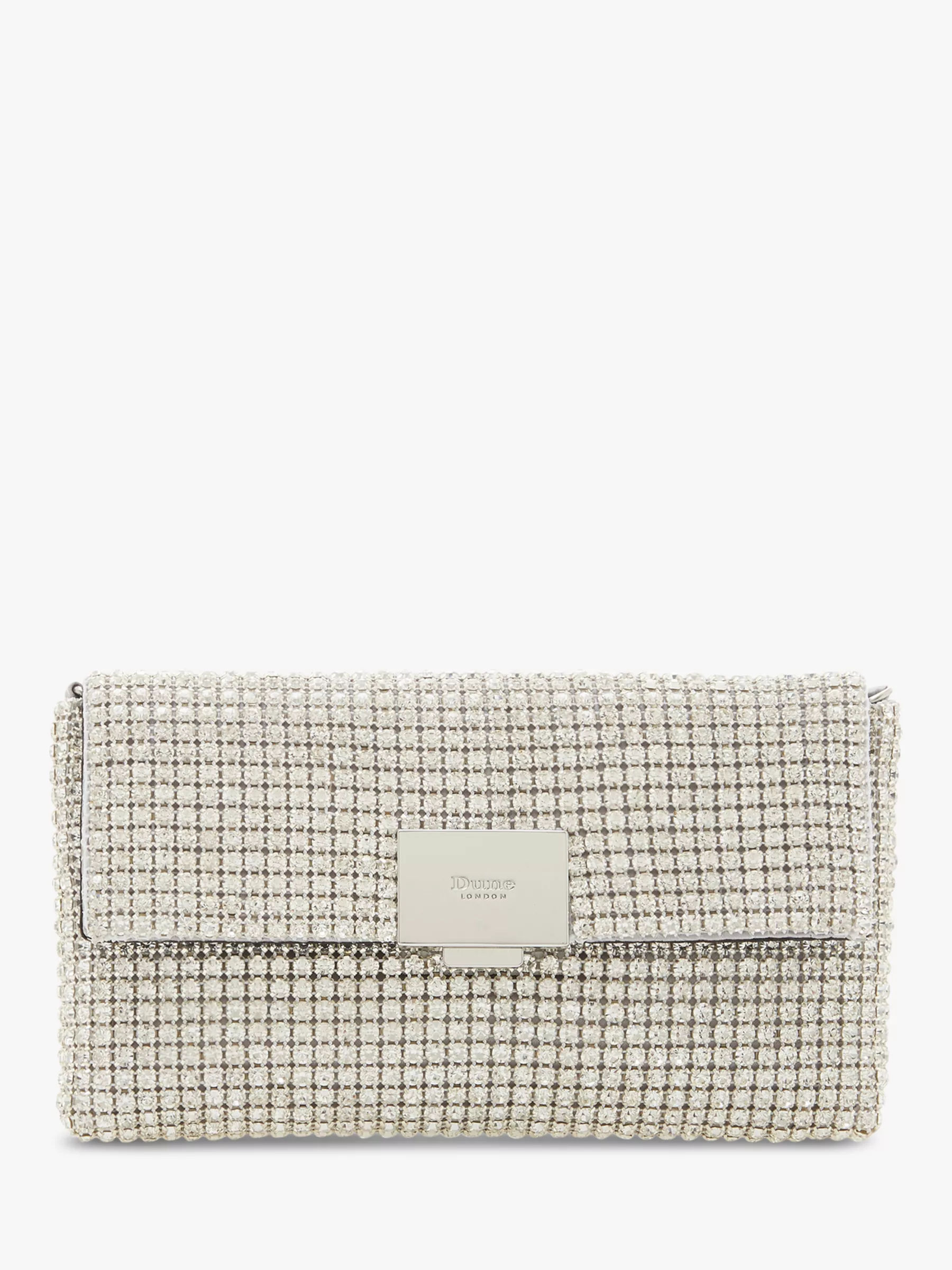 Dune diamante sales clutch bag