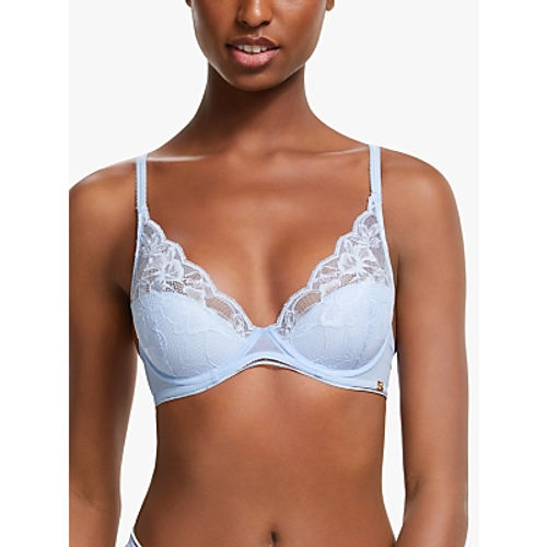 AND/OR Wren Lace Bra, Blue, Compare