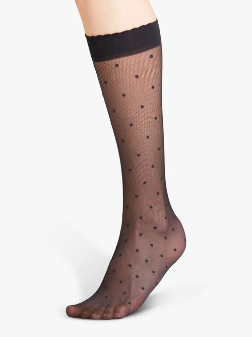 FALKE 15 Denier Dot Knee High...