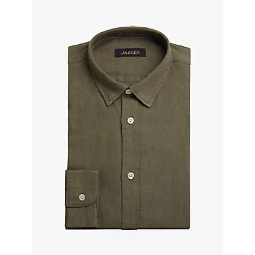 Jaeger Long Sleeve Linen Shirt