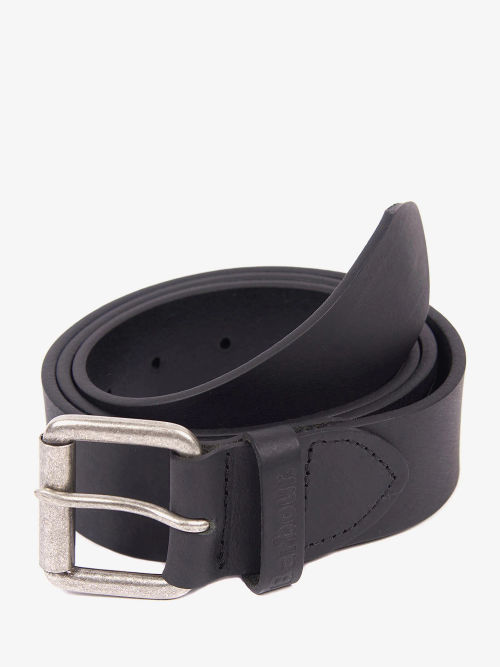 Calvin Klein Adjustable Leather Belt, Black at John Lewis & Partners