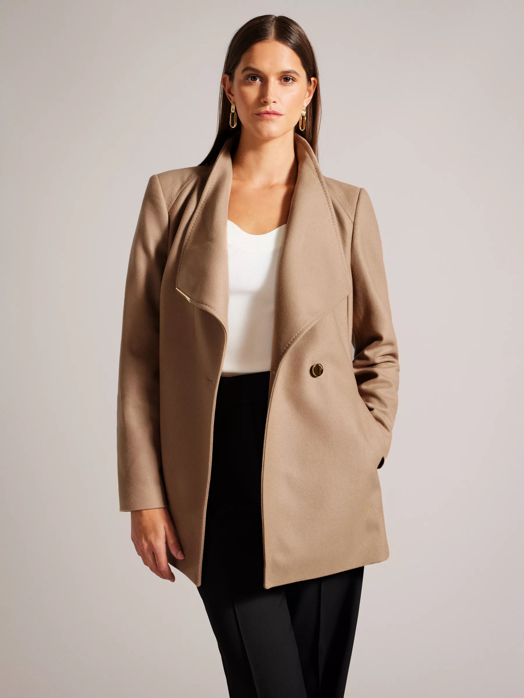 Ted baker wool coat on sale womens