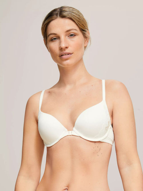 John Lewis Kaley T-Shirt Bra, Black at John Lewis & Partners