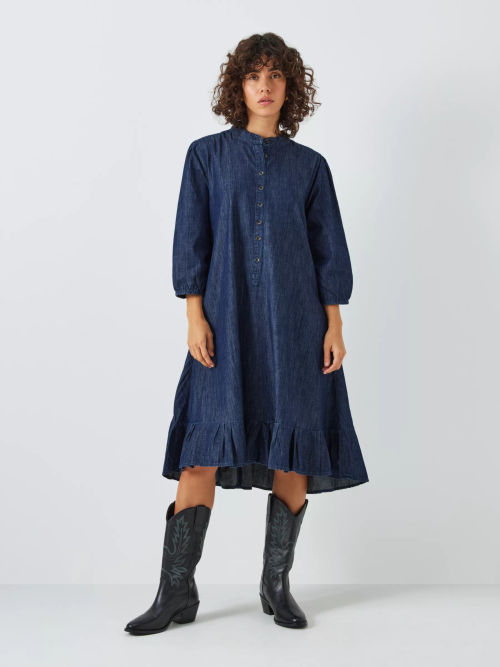 Denim Denim Pinafore Dress, WHISTLES