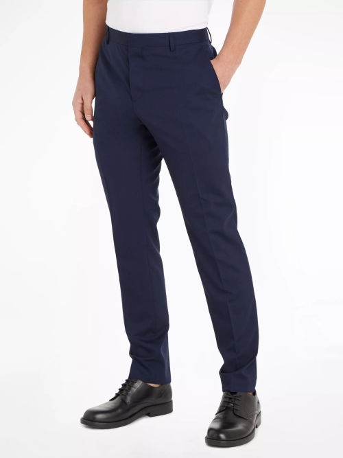 Slim Wool Stretch Suit Trousers Calvin Klein®