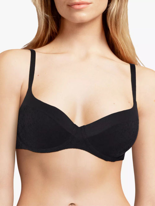 John Lewis ANYDAY Nova Non-Wired Soft Bra, Black at John Lewis & Partners