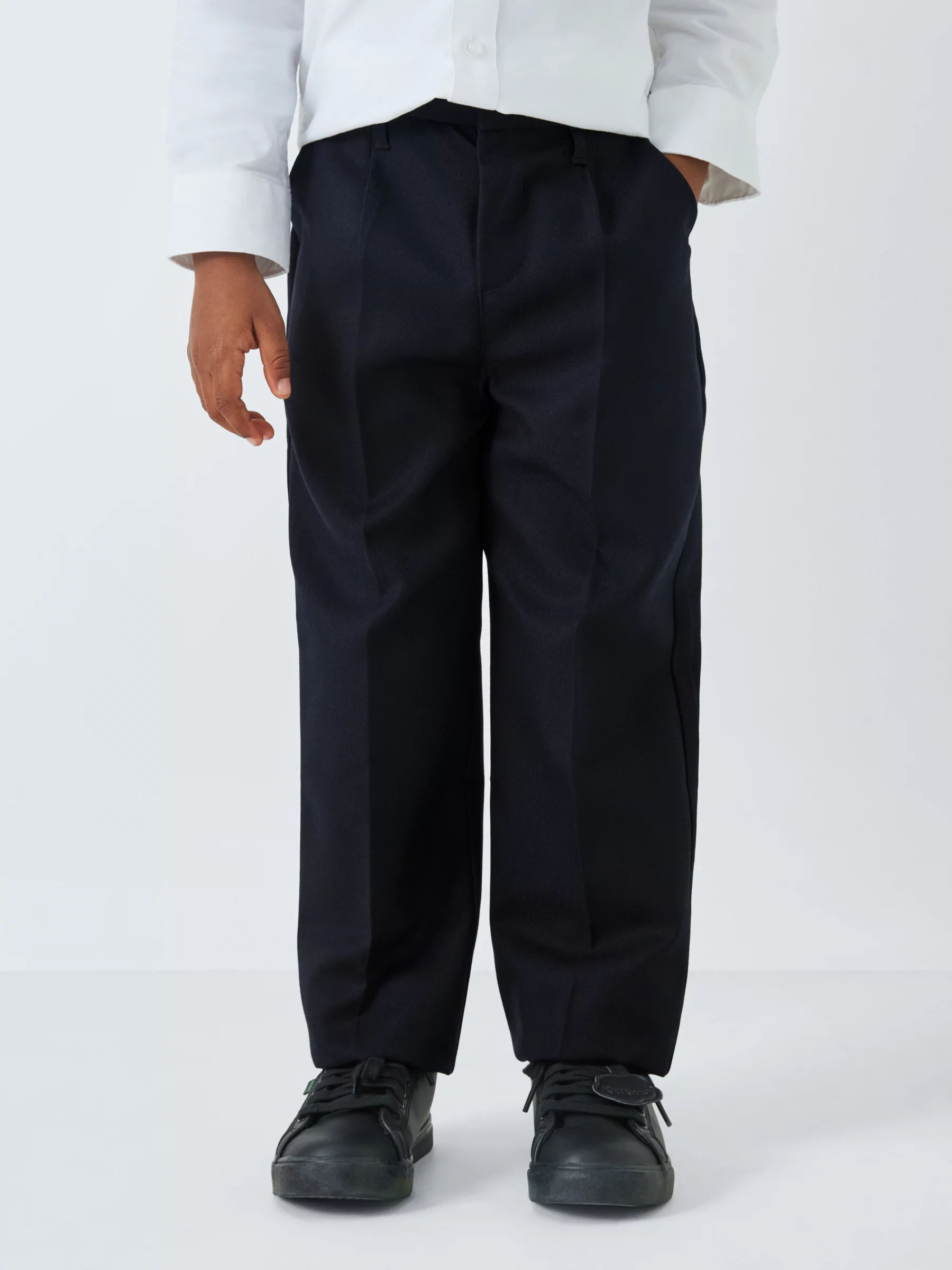 John Lewis Tux Trousers, Black, 8