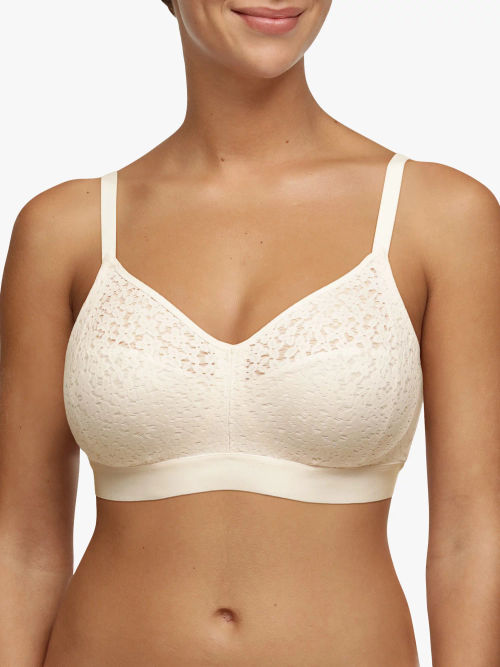 Royce Blossom Non Wired Bra, Black at John Lewis & Partners