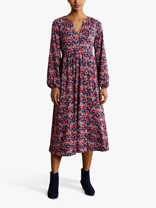 Boden Satin Midi Shirt Dress at John Lewis & Partners