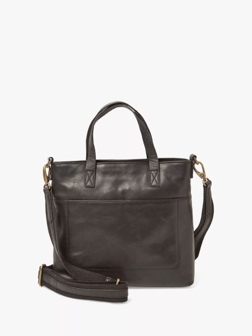 kate spade new york Knott Medium Leather Cross Body Tote Bag, Black at John  Lewis & Partners