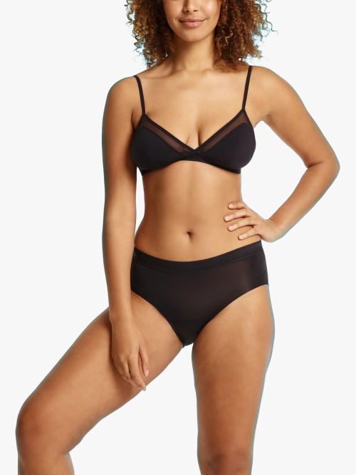 Love Luna Period Proof Full Briefs, Black at John Lewis & Partners