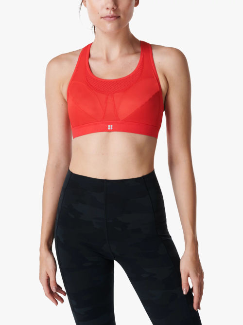 Sweaty Betty Zola Seamless Sports Bra, Black at John Lewis & Partners