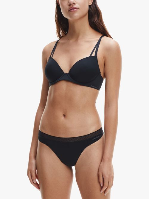 Calvin Klein Underwear Seductive Comfort Lace Multiway Bra, Ivory