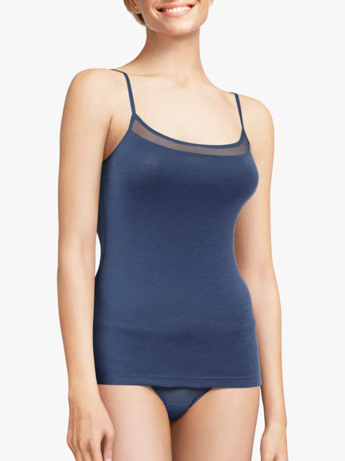 Femilet Juliana Thermal Camisole Lounge Top, Night Blue, £24.00