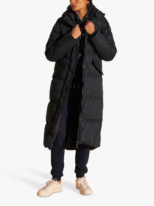 Superdry Microfiber Longline Duvet Coat