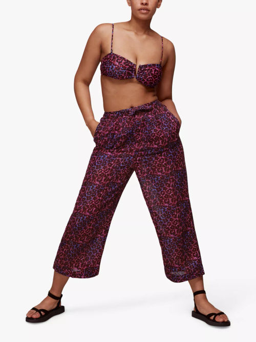 Leopard Print Animal Print Beach Trouser, WHISTLES