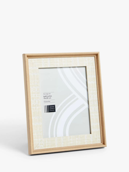 John Lewis ANYDAY Clip Board Photo Frame, Natural