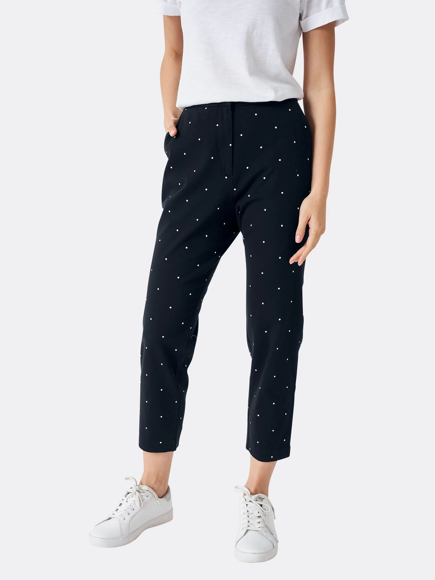 Crew Clothing Company Wide Leg Crop Tuck Trouser  Kaleidoscope