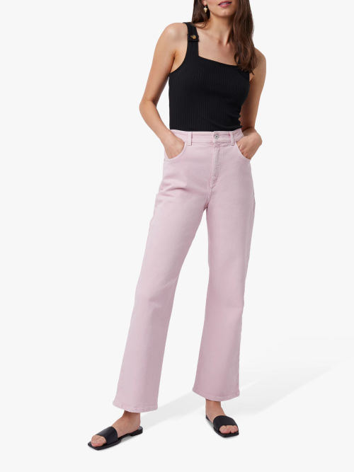 Whistles Lucy Flared Stretch Jeans, Blue at John Lewis & Partners