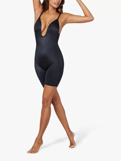 Spanx Firm Control Oncore Open Bust Mid-Thigh Bodysuit