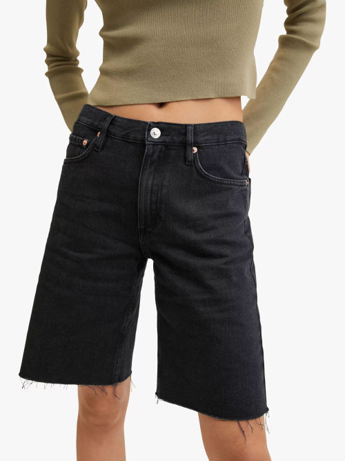 Mango High Waist Denim...