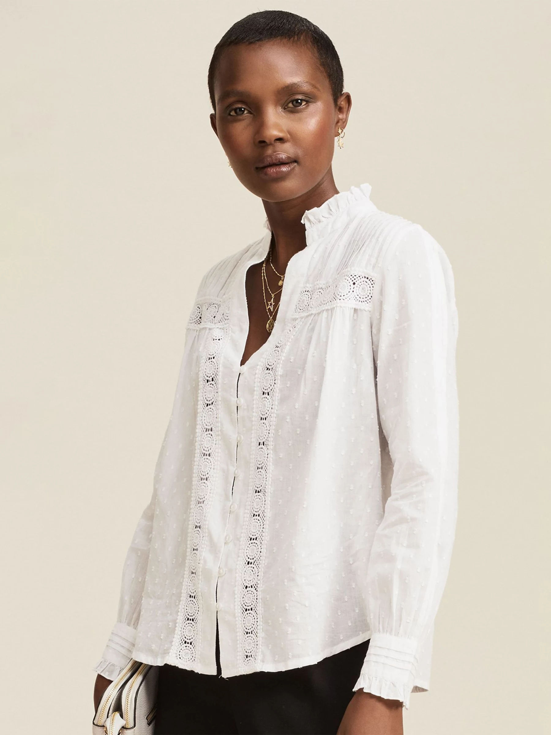 Aspiga Carrie Embroidered Organic Cotton Blouse Compare