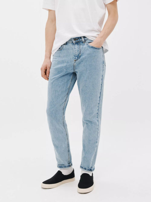 John Lewis ANYDAY Carpenter Denim Jeans, Ecru at John Lewis & Partners