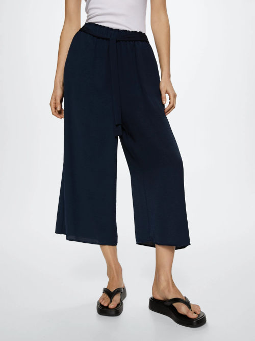 Mango Lota Cropped Trousers