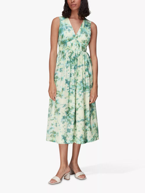 Green/Multi Millie Dandelion Floral Dress, WHISTLES