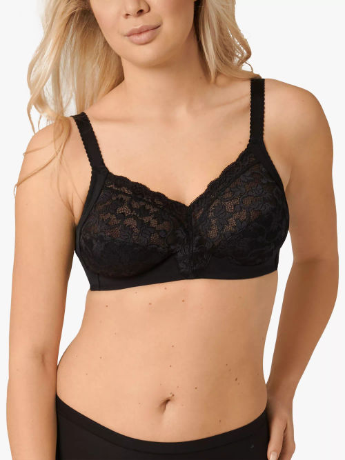 Triumph Doreen + Cotton Full Cup Bra - Black