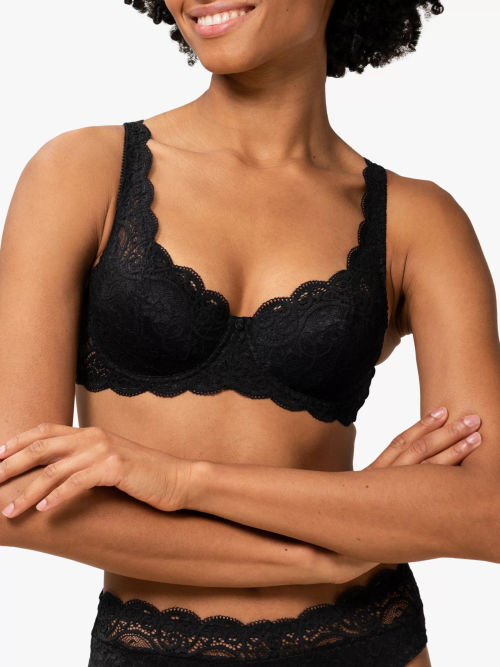 Amourette 300 by Triumph Underwired Lace Bra Black (300W)