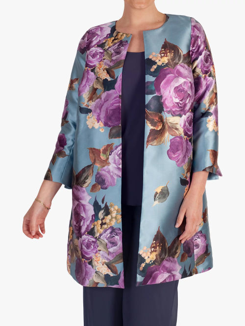 chesca Floral Satin Twill...