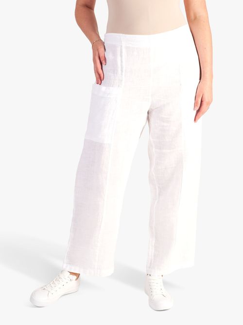 Helen McAlinden Jill Trousers, White at John Lewis & Partners