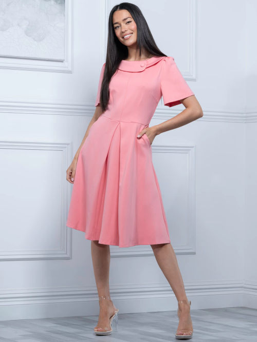 Jolie Moi Sophia Flared Dress