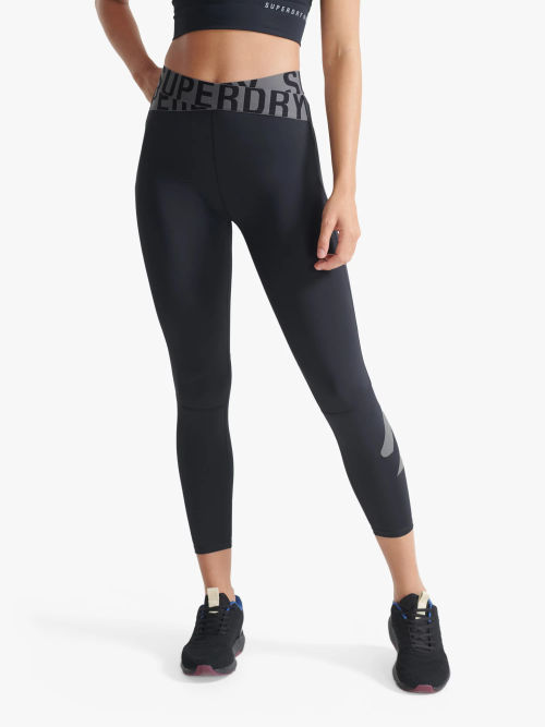 adidas Train Essentials 3-Stripes High-Waisted 3/4 Leggings, Black at John  Lewis & Partners