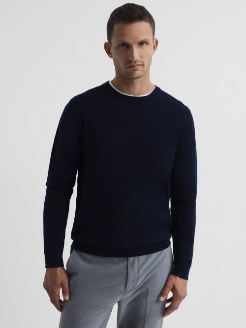 Reiss Wessex Knit Merino Wool...