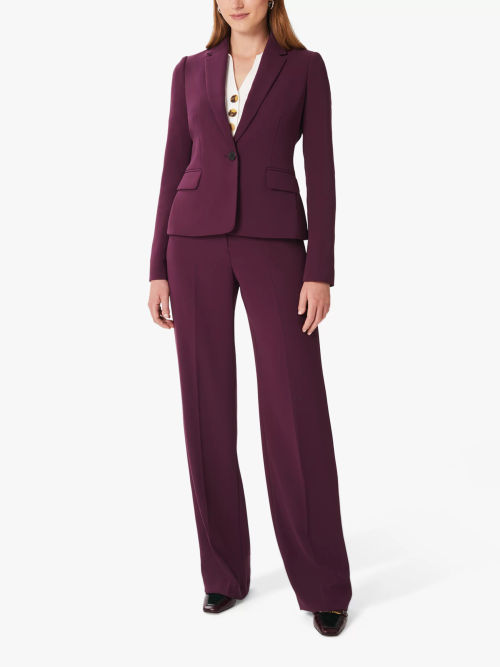 Hobbs Adelia Blazer, Deep Plum