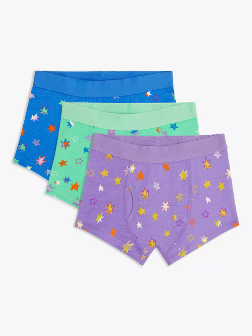 John Lewis ANYDAY Jersey Boxers, Pack of 3, Black, £16.00