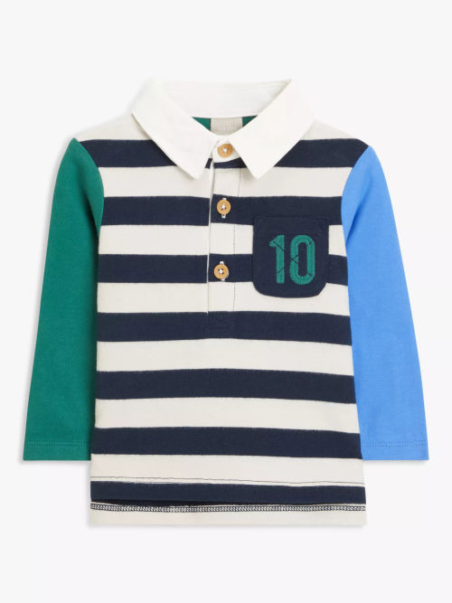 John Lewis Baby Stripe Rugby...