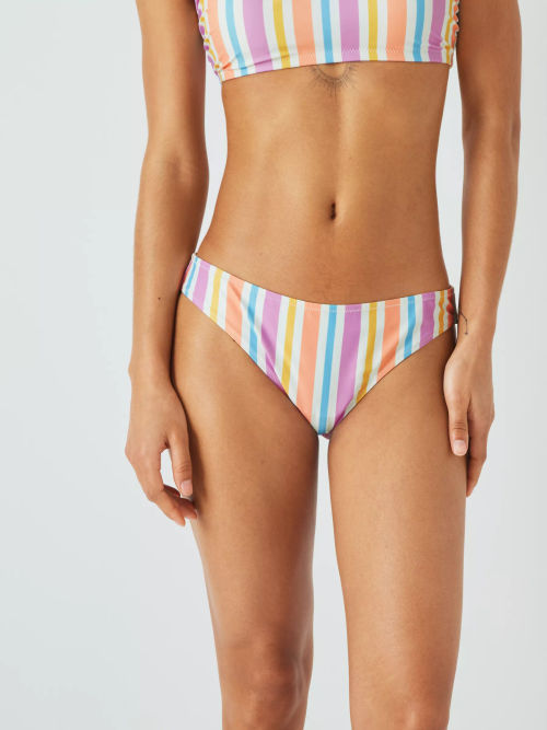 John Lewis ANYDAY Cosmos High Waist Bikini Bottoms, Super Sonic