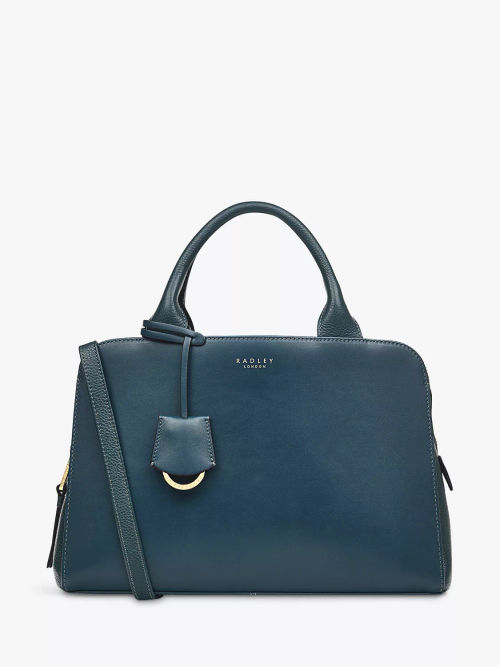 Radley London Gordon Road - Mini Ziptop Crossbody, Blue, Leather