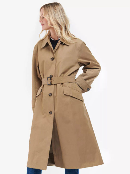 Mayfair Opal Trench Coat Black