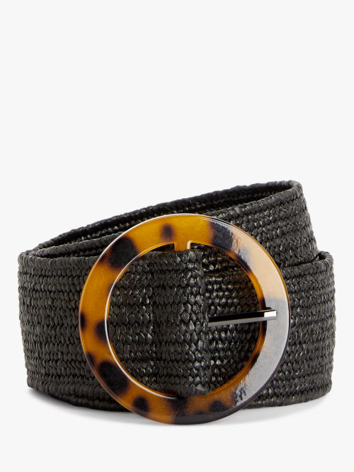 John Lewis Raffia Wide Belt