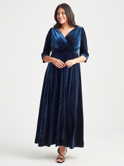 Velvet by Graham & Spencer Reeba Halter Maxi Dress in Night- Bliss