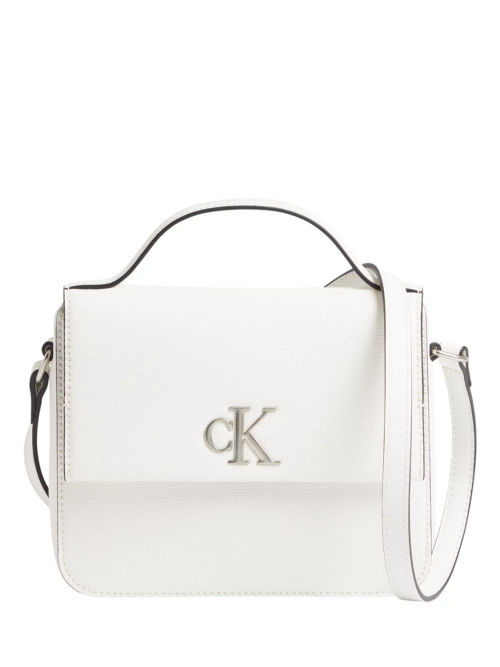 Calvin Klein Jeans monogram cross body bag in black